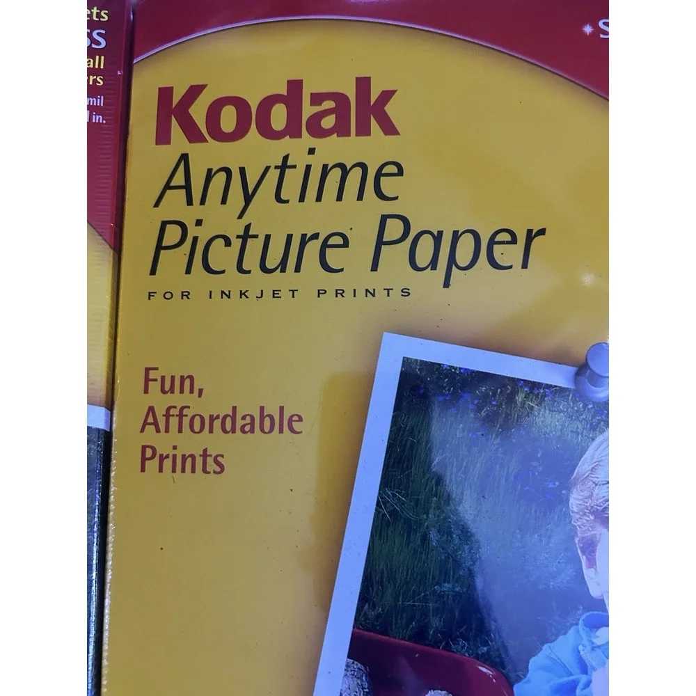 Kodak‎ Anytime Picture Paper Soft Gloss Sheets New